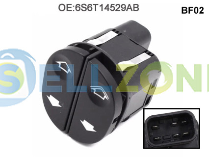 Κονσόλα, διακόπτης ηλεκτρικών παραθύρων για Ford Fiesta Fusion - BF02